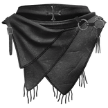 Grey Emo Ring Cross Grunge Gothic Neck Scarf