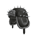 Grey Gothic Spiked Chapka