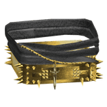 Grey Left Shoulder Gold Armor