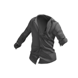 Grey Loose Button-up