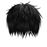 Grey Messy Fluffy Wavy Hair