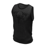 Grey Ribbed Tank Top