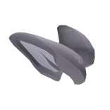 Grey Shark Ears