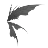 Grey Vicious Pixie Wings