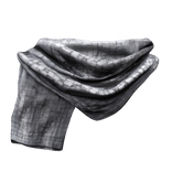 Grey Vintage Distressed Shemagh Neck Scarf