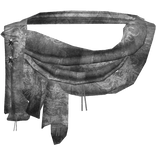 Grey Vintage Ratty Neck Scarf