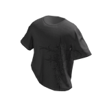 Grey y2k Tucked Sigil Tee