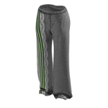 Grey/Green Striped Lace Sweatpants