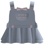 grow a garden overalls in blue