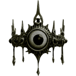 Grunge Ancient Angel Eye Crystal Goth Crown