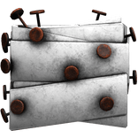 Grunge Bandage w/ Rusty Nails [Left]