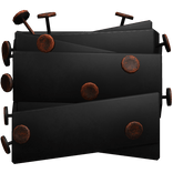 Grunge Black Bandage w/ Rusty Nails [Left]