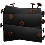 Grunge Black Bandage w/ Rusty Nails [Right]