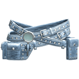 Grunge Blue Waist Belts 3.0