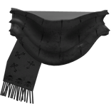 Grunge Dagger Skull Face Scarf (Grey)