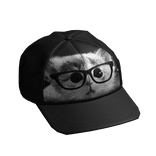 grunge distressed cat cap