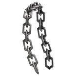 Grunge Dropped Silver Body Chain Horror Y2K [1.0]