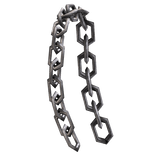Grunge Dropped Silver Body Chain Horror Y2K [3.0]