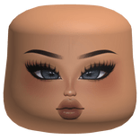 Grunge Girl Makeup Cheeks Head w/ nose