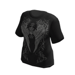 grunge gothic t-shirt black