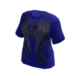 grunge gothic t-shirt blue