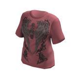 grunge gothic t-shirt pink