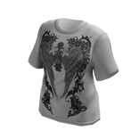 grunge gothic t-shirt white