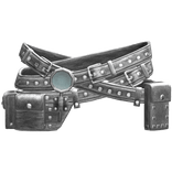 Grunge Grey Waist Belts 3.0