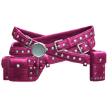Grunge Hot Pink Waist Belts 3.0