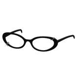 Grunge Punk Black Glasses