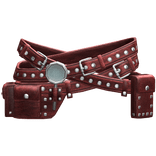 Grunge Red Waist Belts 3.0