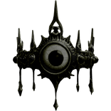 Grunge Scary Horror Eye Crystal Goth Crown