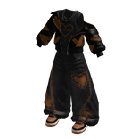 Grunge Street Baggy Pants (Brown)