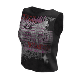 ☆ grunge syaa graphic black top