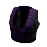 Grunge vest crop top [Purple]