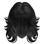 Grunge wolf hair Black