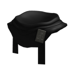 Guardsman's Shawl & Brooch (Black)