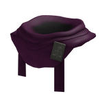 Guardsman's Shawl & Brooch (Purple)