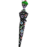 ♡ gurokawa green & purple cupcake waist umbrella 