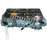 Gyaru Blue Goth Emo Denim Jean Skirt