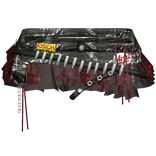 Gyaru Red Goth Emo Denim Jean Skirt