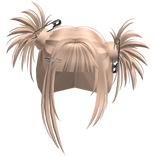 Gyaru Spikey Clipped Pigtails (Blonde)