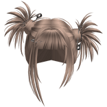 Gyaru Spikey Clipped Pigtails (Milktea)
