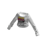 💗GYARU VIBES STRIPED TEE_WHITE