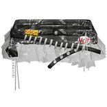 Gyaru White Goth Emo Denim Jean Skirt