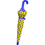 ♡ gyaruo yellow & blue polka dot waist umbrella 