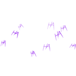 HA HA HA Halloween Evil Laugh - Purple [Animated]