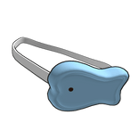 Hachiware Blue Fish Bag