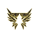 Hacker Wings Gold Glitched