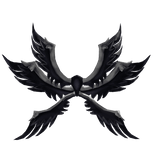 Hades Wings - Black Silver 